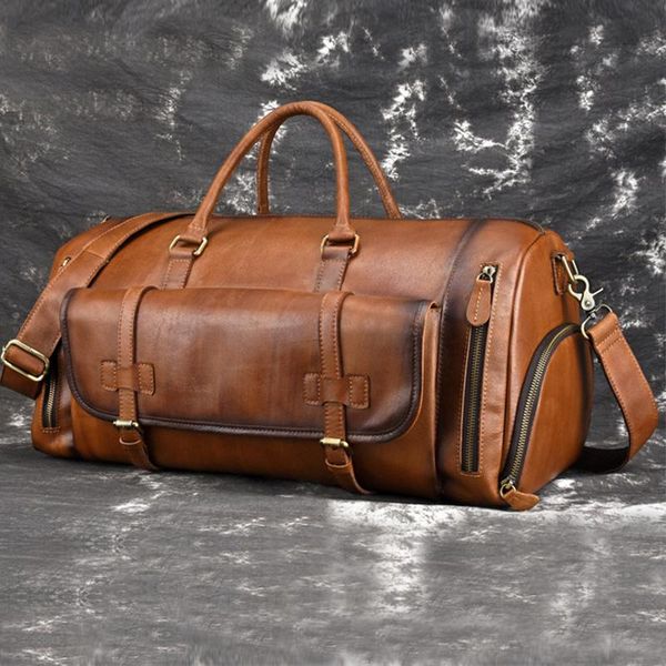 vintage travel bag for 17 inch laplight weight big leather handbag business baggage male tour men duffel bags
vintage travel bag for 17 inch laplight weight big leather handbag business baggage male tour men duffel bags