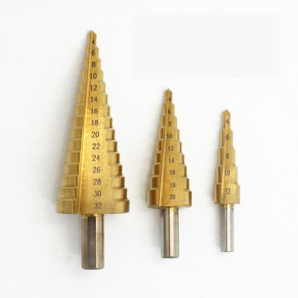 wallpapers drill bit hss titanium coated step cone metal hole cutter 4-12/20/32mm hex tapered power tools accessories
wallpapers drill bit hss titanium coated step cone metal hole cutter 4-12/20/32mm hex tapered power tools accessories