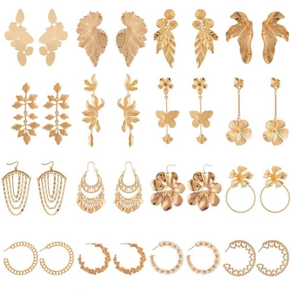 dangle & chandelier limario 13 style charming big flowers drop earrings for women butterfly gold metal pearl stone leaf geometric jewelry pe, Silver
dangle & chandelier limario 13 style charming big flowers drop earrings for women butterfly gold metal pearl stone leaf geometric jewelry pe, Silver