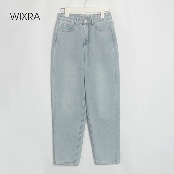 wixra stylish denim pants female high waist jeans with fur bf casual button trousers womens streetwear autumn winter, Blue
wixra stylish denim pants female high waist jeans with fur bf casual button trousers womens streetwear autumn winter, Blue
