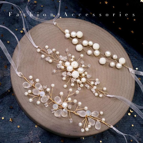 charm bracelets fashion korean bracelet handmade simple bride bridesmaid wrist flower white pearl hand wedding celebration gift jewelry, Golden;silver
charm bracelets fashion korean bracelet handmade simple bride bridesmaid wrist flower white pearl hand wedding celebration gift jewelry, Golden;silver