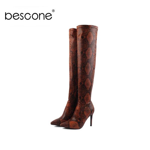 boots bescone ladies over-the-knee winter warm handmade zipper thin heel shoes comfortable super high women by175, Black
boots bescone ladies over-the-knee winter warm handmade zipper thin heel shoes comfortable super high women by175, Black