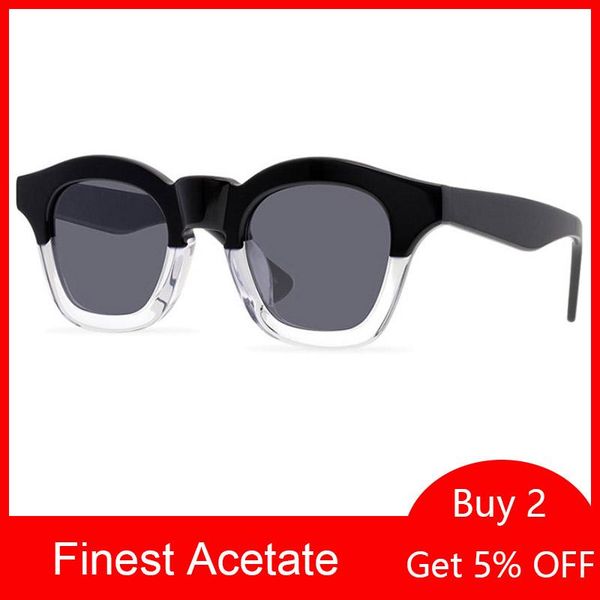 sunglasses durable fashion retro big frame women finest acetate designer shades black clear sun protection glasses comfortable, White;black
sunglasses durable fashion retro big frame women finest acetate designer shades black clear sun protection glasses comfortable, White;black