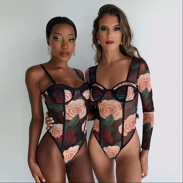 floral print mesh bodysuit club women jumpsuit party long sleeve see though autumn body female for woman top, Black;white
floral print mesh bodysuit club women jumpsuit party long sleeve see though autumn body female for woman top, Black;white