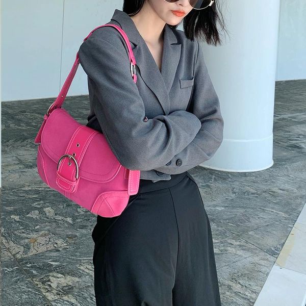 evening bags 2021 korean style star shoulder bag portable slung baguette women's suede handbag retro elegant simple middle tote
evening bags 2021 korean style star shoulder bag portable slung baguette women's suede handbag retro elegant simple middle tote