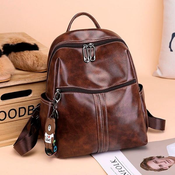 outdoor bags fashion female backpack pu leather kmuysl waterproof and anti-theft
outdoor bags fashion female backpack pu leather kmuysl waterproof and anti-theft