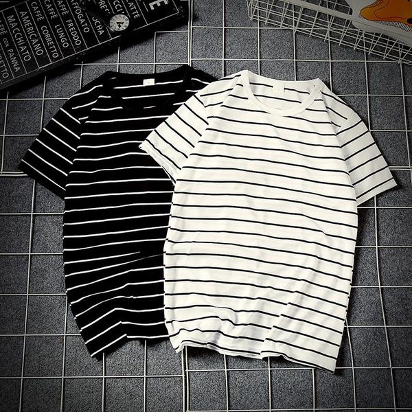 women's t-shirt yasuguoji 2021 summer fashion striped short sleeves women loose o-neck casual cotton female t shirt l014, White
women's t-shirt yasuguoji 2021 summer fashion striped short sleeves women loose o-neck casual cotton female t shirt l014, White