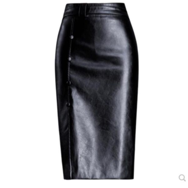 skirts plus size 4xlpu leather skirt women high waist package hip slim knee length pencil, Black
skirts plus size 4xlpu leather skirt women high waist package hip slim knee length pencil, Black