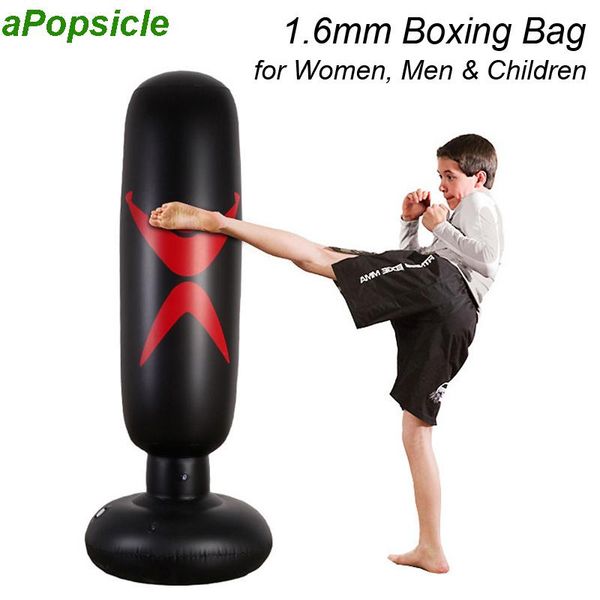 sand bag 1.6m vertical inflatable boxing reflex water base pressure relief target punching stand sandbag fitness men women
sand bag 1.6m vertical inflatable boxing reflex water base pressure relief target punching stand sandbag fitness men women