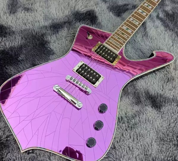 ps2cm purple sliver cracked mirror iceman paul stanley electric guitar abalone body binding, abalone & pearl inlay
ps2cm purple sliver cracked mirror iceman paul stanley electric guitar abalone body binding, abalone & pearl inlay