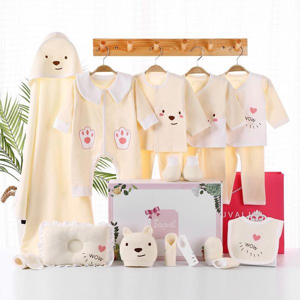 clothing sets 18pcs born baby clothes set casual cotton boy infant toddler girl gift, White
clothing sets 18pcs born baby clothes set casual cotton boy infant toddler girl gift, White