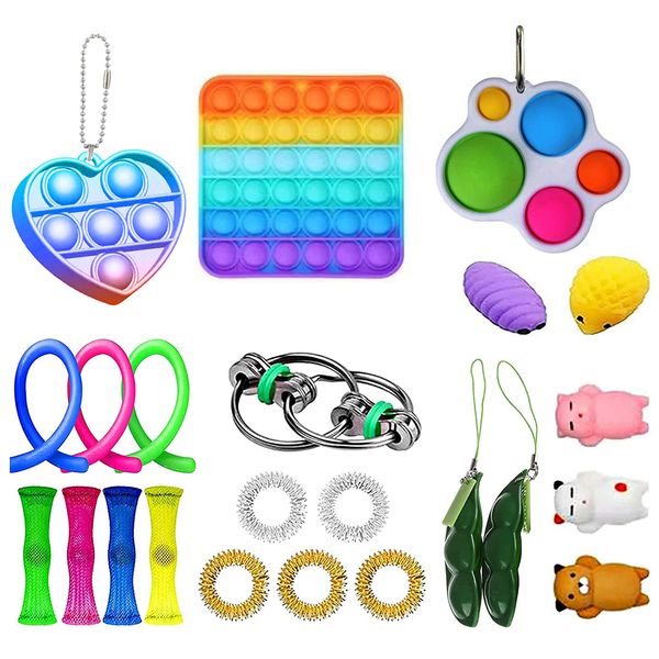 23pcs fidget toys anti stress toy set stretchy strings mesh marble relief gift for adults girl children sensory antistress relie
23pcs fidget toys anti stress toy set stretchy strings mesh marble relief gift for adults girl children sensory antistress relie