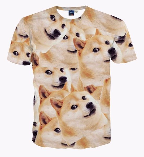 men's t-shirts 3d stereo yellow dog head men women short t-shirt shirt, White;black
men's t-shirts 3d stereo yellow dog head men women short t-shirt shirt, White;black