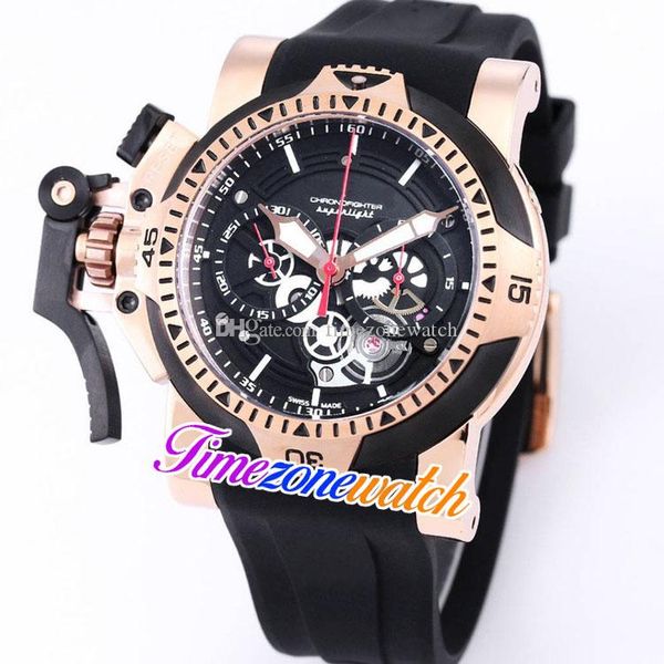 2022 44mm chronofighter miyota quartz chronograph mens watch black skeleton dial stick markers rubber two tone rose gold case satch watches, Slivery;brown
2022 44mm chronofighter miyota quartz chronograph mens watch black skeleton dial stick markers rubber two tone rose gold case satch watches, Slivery;brown