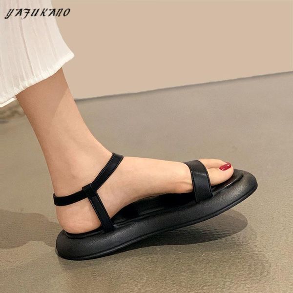 sandals female summer students casual platform open toe rome shoes fashion wild thick-soled non-slip word beach, Black
sandals female summer students casual platform open toe rome shoes fashion wild thick-soled non-slip word beach, Black
