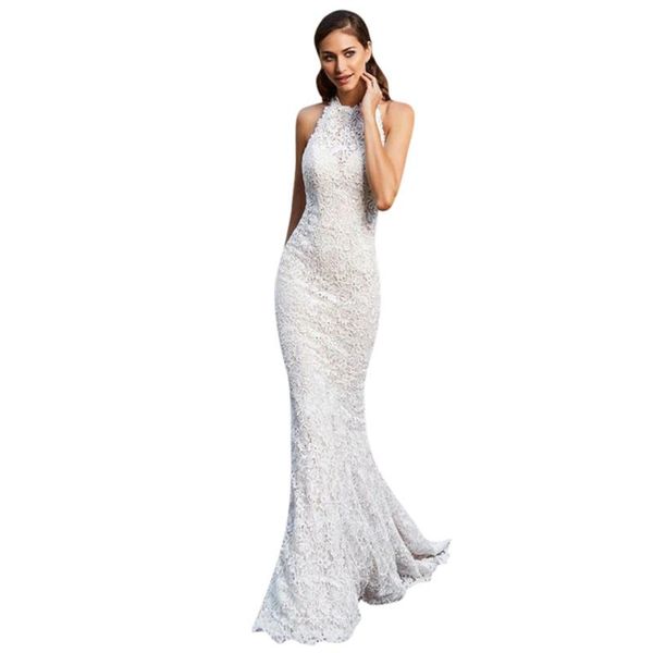 women sleeveless sling cross lace hollow party dress halter elegant wedding long dresses 1223 casual, Black;gray
women sleeveless sling cross lace hollow party dress halter elegant wedding long dresses 1223 casual, Black;gray