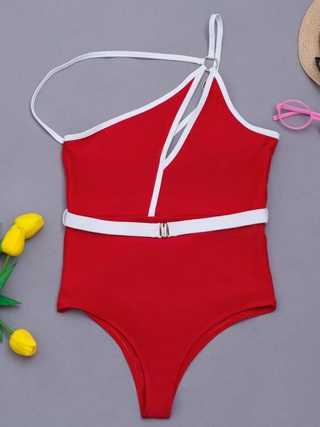 one-piece suits 2021 ladies solid color swimsuit belt swimming suit for women
one-piece suits 2021 ladies solid color swimsuit belt swimming suit for women