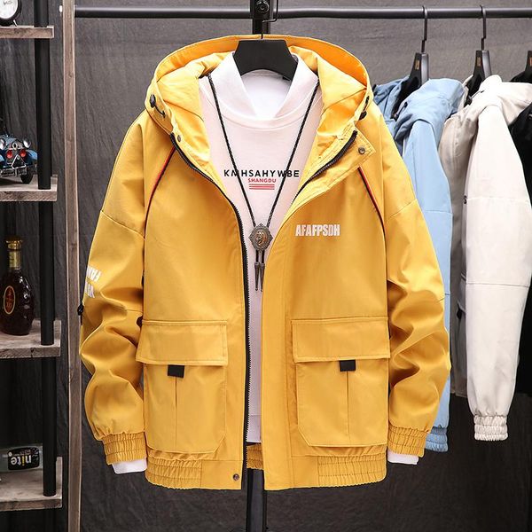 men's jackets 2021 fashion casual jacket hooded black beige rib sleeve men spring clothing university coats young, Black;brown
men's jackets 2021 fashion casual jacket hooded black beige rib sleeve men spring clothing university coats young, Black;brown