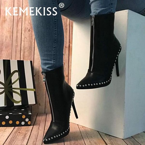 boots kemekiss 2022 short for women high heels rivets winter women's shoes ins style ladies ankle boot footwear size 35-42, Black
boots kemekiss 2022 short for women high heels rivets winter women's shoes ins style ladies ankle boot footwear size 35-42, Black