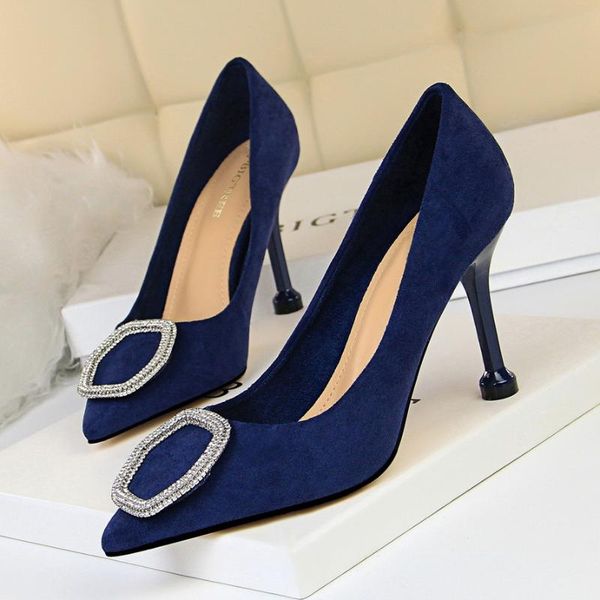 dress shoes crystal high heels bigtree pointed extreme stiletto flock rhinestone pumps, Black
dress shoes crystal high heels bigtree pointed extreme stiletto flock rhinestone pumps, Black