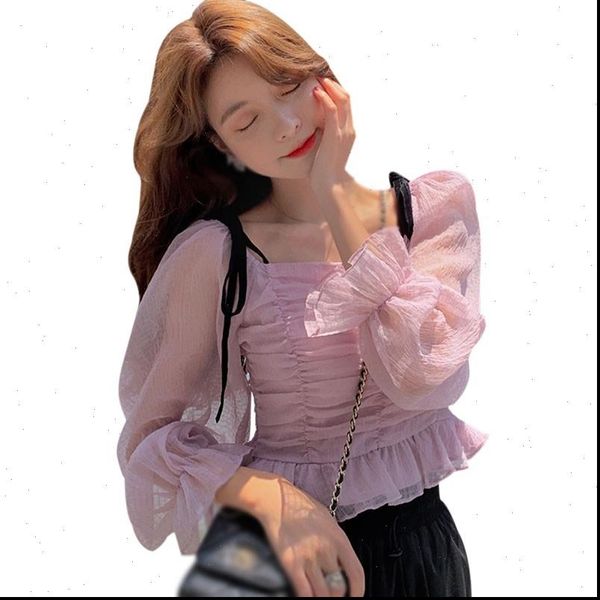 fashion floral print women blouses slash neck sweet chiffon long sleeve shirt, White
fashion floral print women blouses slash neck sweet chiffon long sleeve shirt, White