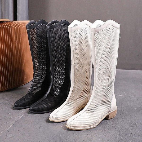 boots mesh women's 2021 spring and summer thin short breathable middle tube high cool hollow versatile, Black
boots mesh women's 2021 spring and summer thin short breathable middle tube high cool hollow versatile, Black