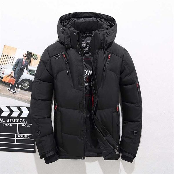 men down thick warm winter jacket hooded thicken duck down parka coat casual slim overcoat with many pockets mens 211110, Black
men down thick warm winter jacket hooded thicken duck down parka coat casual slim overcoat with many pockets mens 211110, Black