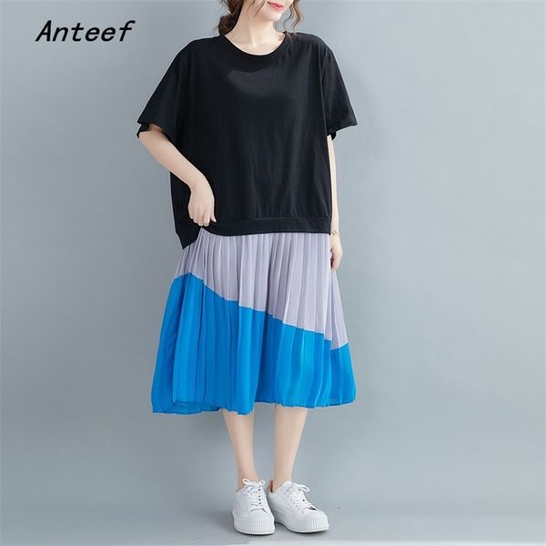 short sleeve plus size cotton vintage dresses for women casual loose woman summer dress elegant clothes sundress 210517, Black;gray
short sleeve plus size cotton vintage dresses for women casual loose woman summer dress elegant clothes sundress 210517, Black;gray