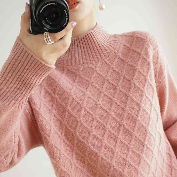 sweaters high-end autumn winter 100% cashmere and wool sweater turtleneck women'sthicken loose large size knitted girl clothes lady, White;black
sweaters high-end autumn winter 100% cashmere and wool sweater turtleneck women'sthicken loose large size knitted girl clothes lady, White;black