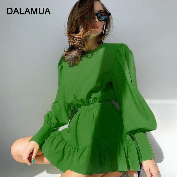 casual dresses women pleated dress 2021 autumn office lady lantern long sleeve o-neck high waist solid fashion robe femalem mini, Black;gray
casual dresses women pleated dress 2021 autumn office lady lantern long sleeve o-neck high waist solid fashion robe femalem mini, Black;gray