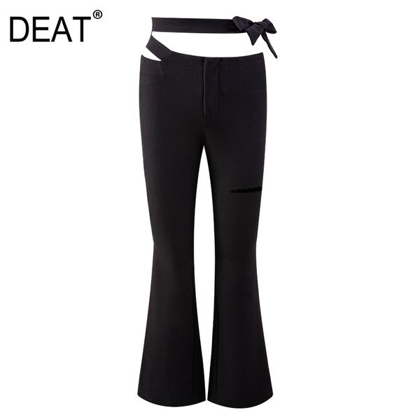 high elastic waist trousers slim fit pants women black patchwork bandage bow fashion tide summer 7e7792 210421, Black;white
high elastic waist trousers slim fit pants women black patchwork bandage bow fashion tide summer 7e7792 210421, Black;white