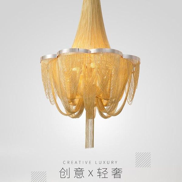 modern silver chandeliers lighting living room luxury chandelier with golden fringe bedroom aluminum tassel lights for kitchen pendant lamps
modern silver chandeliers lighting living room luxury chandelier with golden fringe bedroom aluminum tassel lights for kitchen pendant lamps