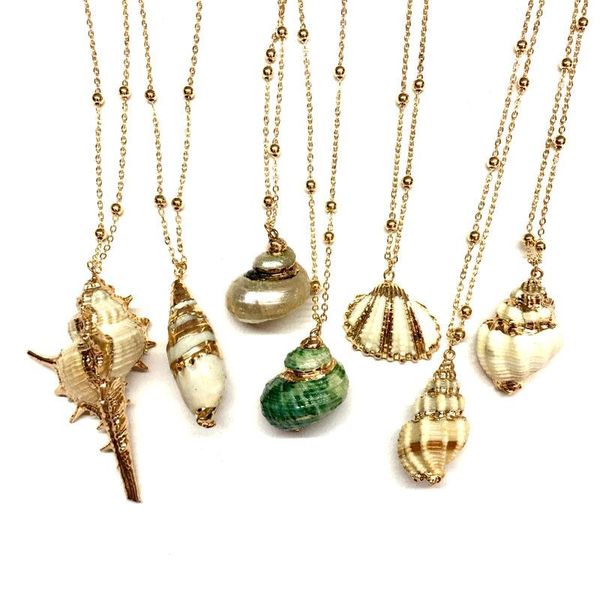pendant necklaces 2021 bohemian style natural electroplating plated necklace shell for woman temperament jewelry wholesale, Silver
pendant necklaces 2021 bohemian style natural electroplating plated necklace shell for woman temperament jewelry wholesale, Silver