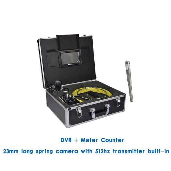 drain pipe inspection endoscope 23mm long spring camera with 512hz transmitter built-in dvr meter counter aluminum case ip cameras
drain pipe inspection endoscope 23mm long spring camera with 512hz transmitter built-in dvr meter counter aluminum case ip cameras