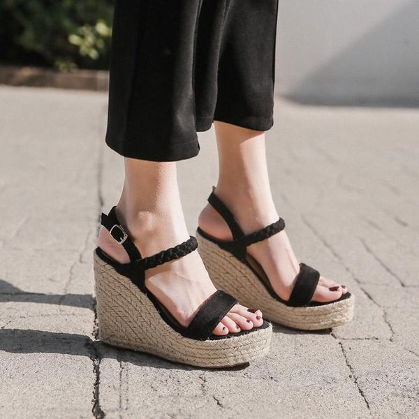 platform shoes women wedges sandals 2021 summer bohemia style zapatos de mujer brand sandalia femininaladies footware buckle, Black
platform shoes women wedges sandals 2021 summer bohemia style zapatos de mujer brand sandalia femininaladies footware buckle, Black