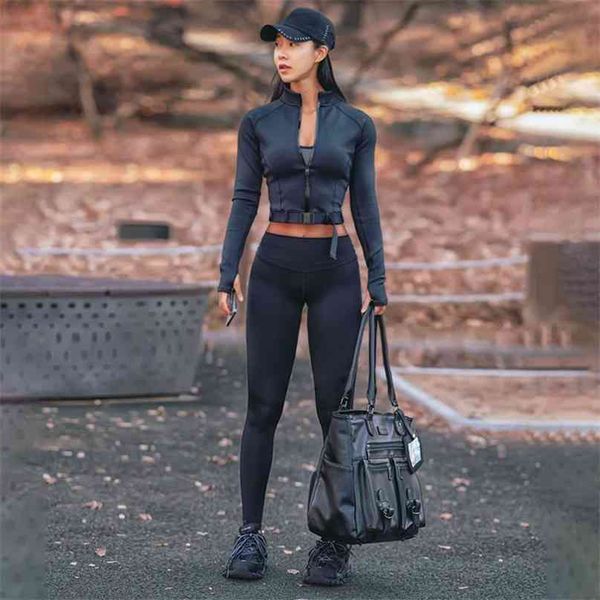 women tracksuit workout clothes for sportswear gym clothing black yoga suit fitness femme sport outfit with belt 210802, Gray
women tracksuit workout clothes for sportswear gym clothing black yoga suit fitness femme sport outfit with belt 210802, Gray