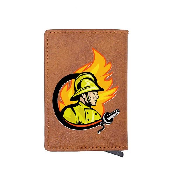 card holders classic firefighter fire rescue digital printing pu leather holder wallet cute firemen short purse, Brown;gray
card holders classic firefighter fire rescue digital printing pu leather holder wallet cute firemen short purse, Brown;gray