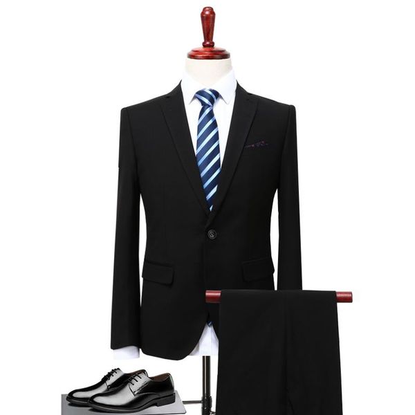 large size 5xl black formal suit two-piece (suit blazer + pants) wedding party men's suits & blazers, White;black
large size 5xl black formal suit two-piece (suit blazer + pants) wedding party men's suits & blazers, White;black