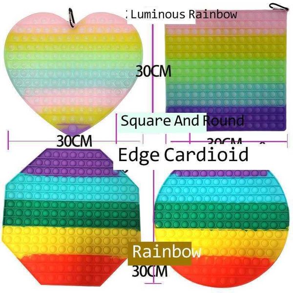30cm giant fidget rainbow push bubbles popper glow in the dark sensory poo-its super mega jumbo big size finger puzzle square hear octagon c
30cm giant fidget rainbow push bubbles popper glow in the dark sensory poo-its super mega jumbo big size finger puzzle square hear octagon c
