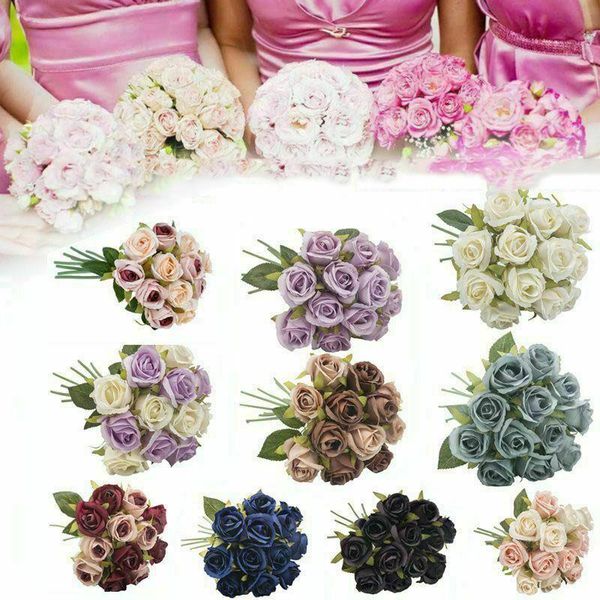 decorative flowers & wreaths 1 bouquet 12 heads silk rose artificial fake buch wedding home party decor diy living room garden decoratio
decorative flowers & wreaths 1 bouquet 12 heads silk rose artificial fake buch wedding home party decor diy living room garden decoratio