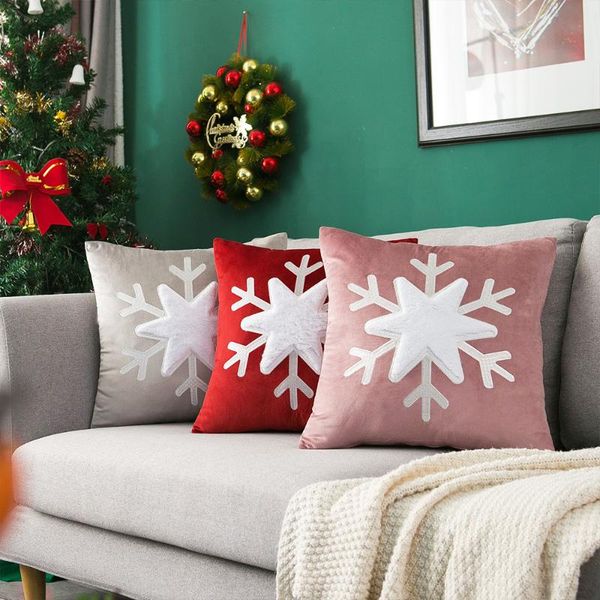 cushion/decorative pillow 3d snowflake plush cover christmas cushion pillowcase xmas gift home bedroom decor for sofa chair 45x45cm
cushion/decorative pillow 3d snowflake plush cover christmas cushion pillowcase xmas gift home bedroom decor for sofa chair 45x45cm