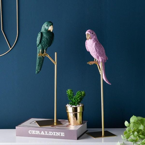 desk & table clocks 44cm nordic style creative color parrot figurine animals bird statue resin craft simple living room decorations for home
desk & table clocks 44cm nordic style creative color parrot figurine animals bird statue resin craft simple living room decorations for home