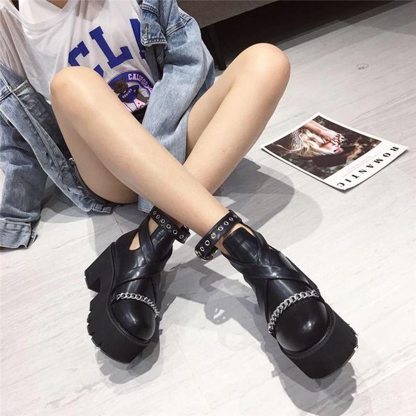 boots ymechic 2021 autumn thick sole punk rock platform shoes street cross strap ankle buckle gothic women black boot 39
boots ymechic 2021 autumn thick sole punk rock platform shoes street cross strap ankle buckle gothic women black boot 39