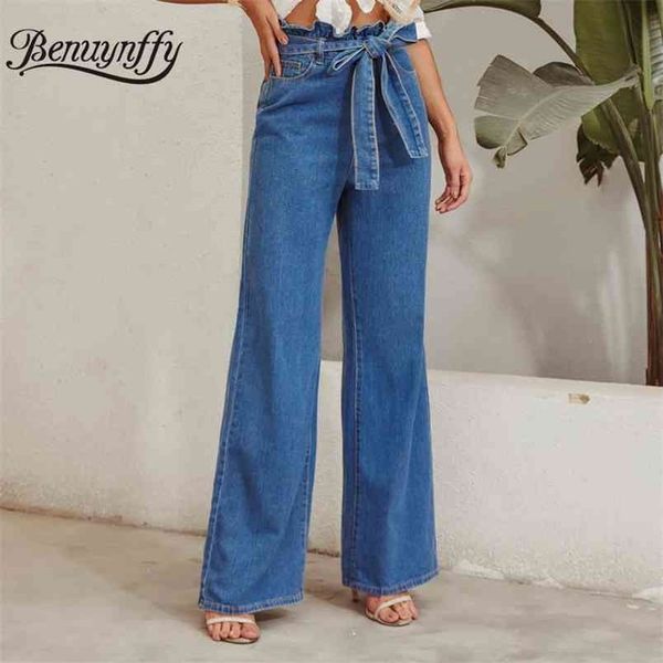 vintage ol wide leg jeans women autumn winter elegant mom denim pants woman frill trim high waist with belt 210510, Blue
vintage ol wide leg jeans women autumn winter elegant mom denim pants woman frill trim high waist with belt 210510, Blue
