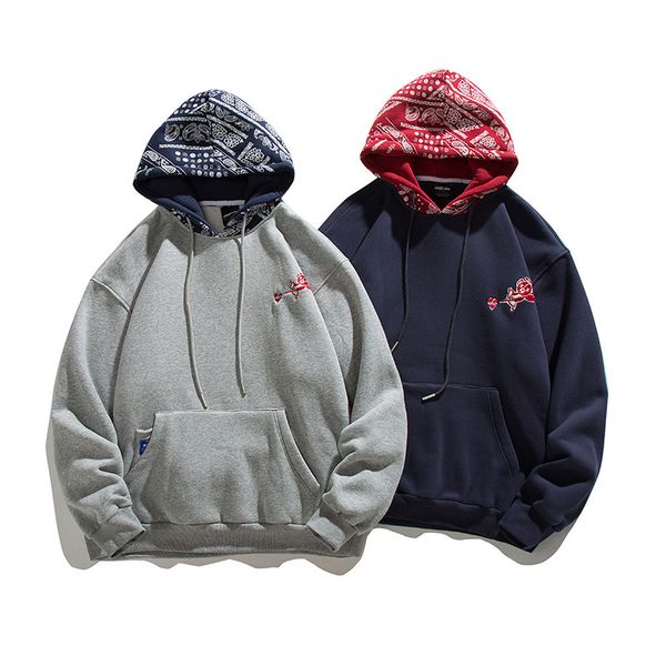 winter 2021 asian style loose casual men's hoodies japanese hooded stitching streetwear plus velvet sweater, Black
winter 2021 asian style loose casual men's hoodies japanese hooded stitching streetwear plus velvet sweater, Black