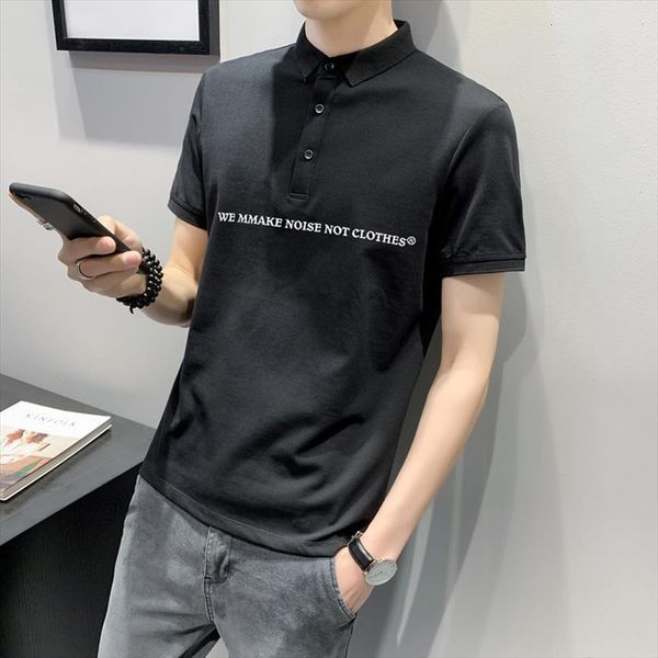 letter embroidery shirts summer shorts mens polo sleeve lapel tee business social casual slim male clothes, White;black
letter embroidery shirts summer shorts mens polo sleeve lapel tee business social casual slim male clothes, White;black