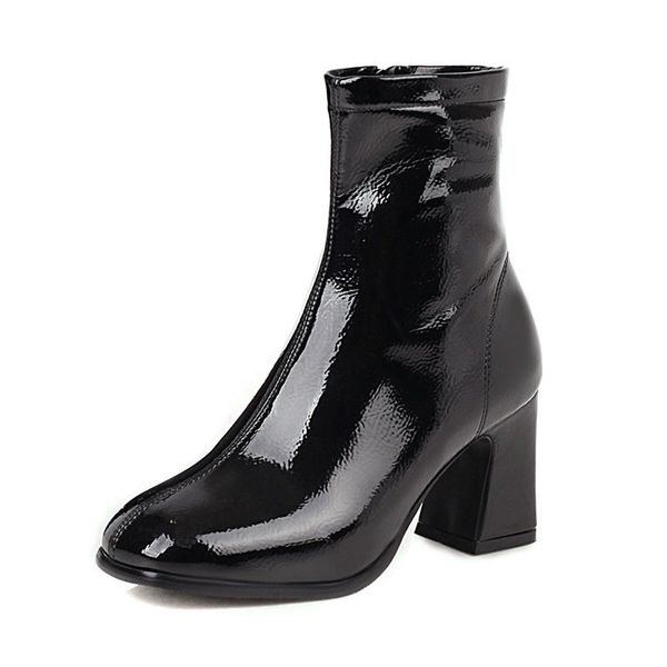 boots lucyever autumn winter solid color square heels short women 2021 fashion zip pu leather ankle high shoes woman, Black
boots lucyever autumn winter solid color square heels short women 2021 fashion zip pu leather ankle high shoes woman, Black