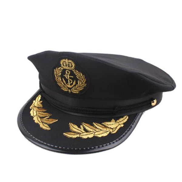 wide brim hats party costume caps hat performance uniform black octagonal cap navy caption captain, Blue;gray
wide brim hats party costume caps hat performance uniform black octagonal cap navy caption captain, Blue;gray