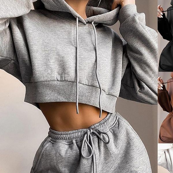 casual spring autumn solid womens tracksuits color hoodie pants two piece set sportswear tracksuit loose clothing, Gray
casual spring autumn solid womens tracksuits color hoodie pants two piece set sportswear tracksuit loose clothing, Gray