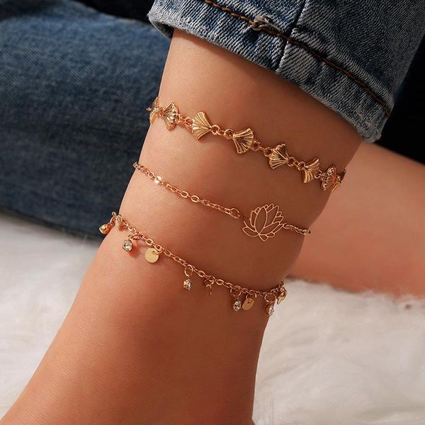 anklets lotus shell zircon women fashion gold color summer beach yoga girl anklet jewelry accessories foot, Red;blue
anklets lotus shell zircon women fashion gold color summer beach yoga girl anklet jewelry accessories foot, Red;blue